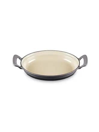 LE CREUSET | Pfanne oval MODERN HERITAGE 28cm Kirschrot | grau